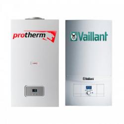 Газовые и электрические отопительные котлы Vaillant и Protherm для частного дома
