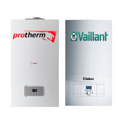 Газовые и электрические отопительные котлы Vaillant и Protherm для частного дома